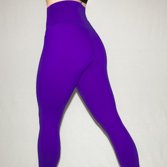 ABS2B Fitness UVA Purple Leggings 7/8 high waist - Picture 3 of 3